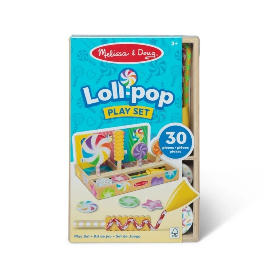 NIP Melissa & Doug Wooden Lollipop Play Set